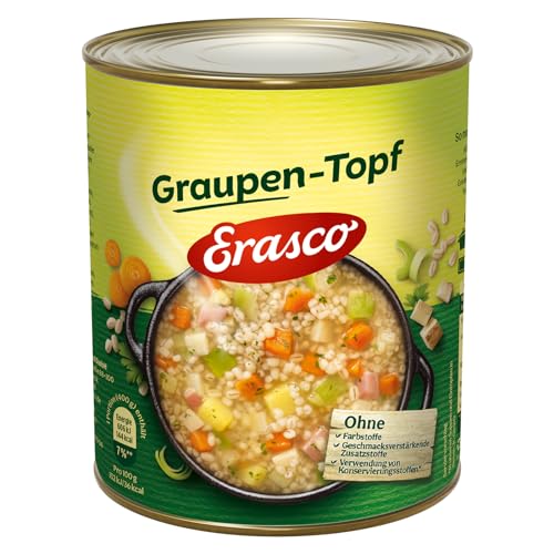 Erasco Graupen-Topf, 3er Pack (3 x 800 g Dose) von Erasco