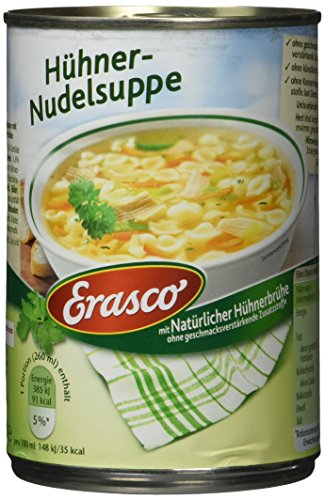 Erasco Hühner-Nudelsuppe, 3er Pack (3 x 390 ml) von Erasco