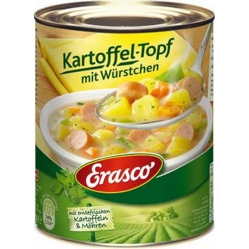 Erasco Kartoffel-Topf mit Würstchen 800g (6er Karton) von Erasco