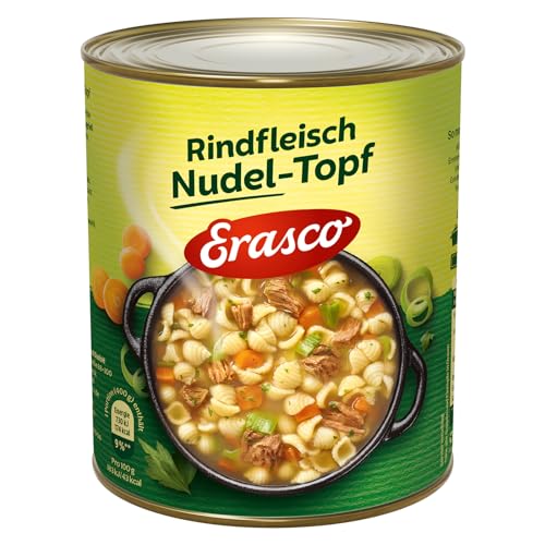 Erasco Rindfleisch Nudel-Topf , 3er Pack (3 x 800 g Dose) von Erasco