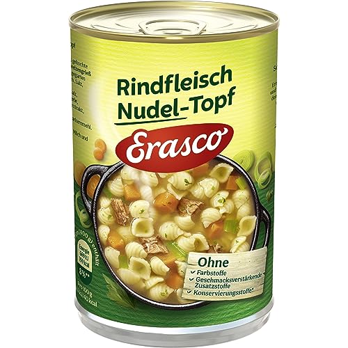 Erasco Rindfleisch-Nudeltopf, 400 g Erasco Rindfleisch-Nudeltopf, 400 g von Erasco