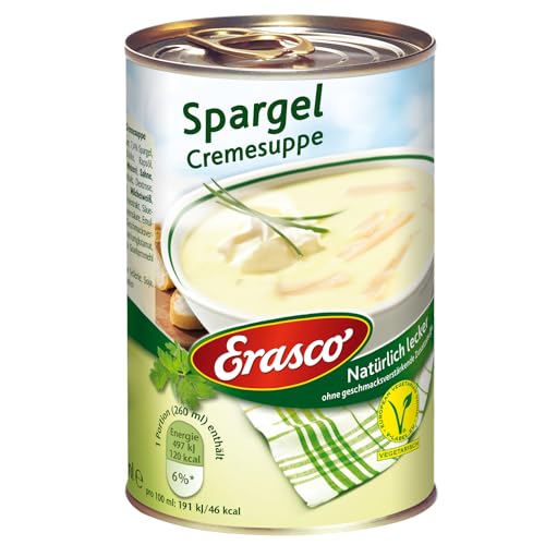 Erasco Spargel Cremesuppe , 3er Pack (3 x 390 ml Dose) von Erasco