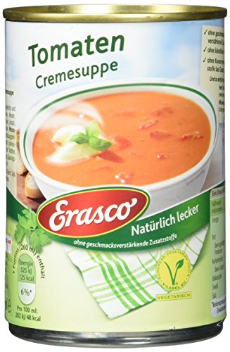 Erasco Tomaten Cremesuppe, 3er Pack (3 x 390 ml) von Erasco