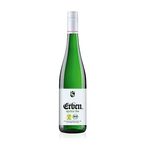ERBEN Spätlese Biovegan Feinfruchtig 0,75l | Weißwein aus Deutschland | Prädikatswein Spätlese | 1 x 0,75l von ERBEN