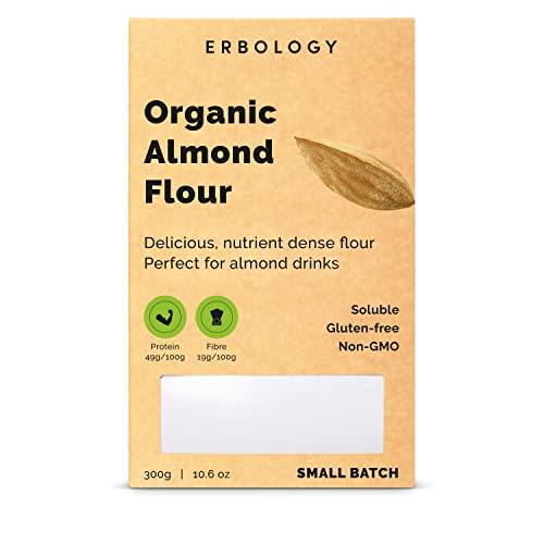 Organic Walnut Flour 300g - Defatted - Soluble - Gluten-Free - from Cold-Pressed Walnuts von Erbology