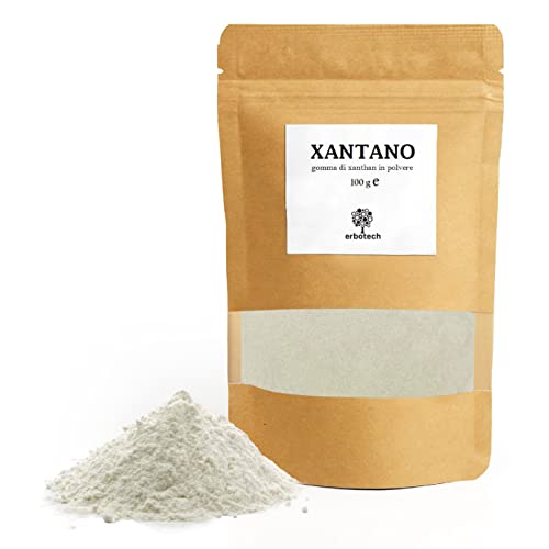 Erbotech - Xanthan Pulver 100 g - Xanthan Gummi Ideal für Eis, Saucen, Topping, Teig, Molekulare Küche - 100% reines Verdickungsmittel Erbotech - Xanthan Pulver 100 g - Xanthan Gummi Ideal für Eis, Saucen, Topping, Teig, Molekulare Küche - 100% reines Verdickungsmittel von Erbotech