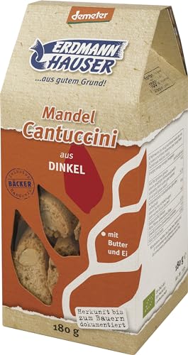 ErdmannHAUSER Getreideprodukte Bio Dinkel Mandel Cantuccini (2 x 180 gr) von ErdmannHAUSER Getreideprodukte