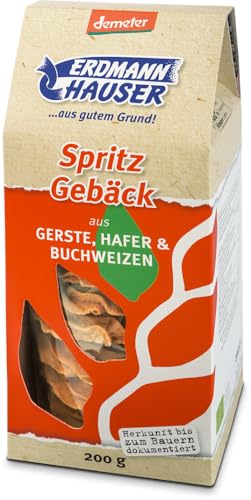 ErdmannHAUSER Getreideprodukte Bio Dreikorn Spritzgebäck (2 x 200 gr) von ErdmannHAUSER Getreideprod