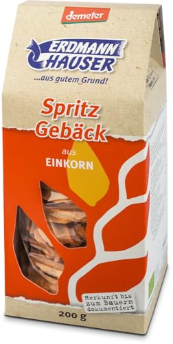 ErdmannHAUSER Getreideprodukte Bio Einkorn Spritzgebäck (2 x 200 gr) von ERDMANNHAUSER