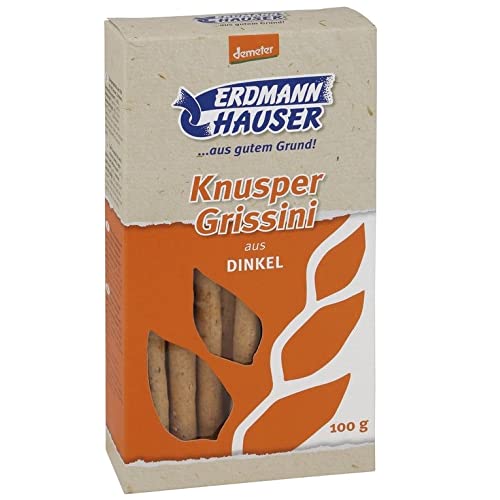 Erdmann Hauser Bio Dinkel Grissini, 7er Pack (7 x 100 g) von ErdmannHauser