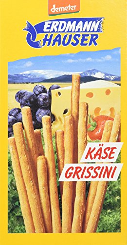 ErdmannHAUSER demeter Käse Grissini aus Weizen | Stangen-Gebäck | 100g von ErdmannHAUSER
