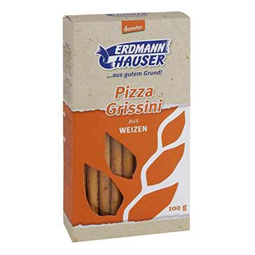 ErdmannHauser - demeter Pizza-Grissini - 100 g - 7er Pack von ErdmannHAUSER