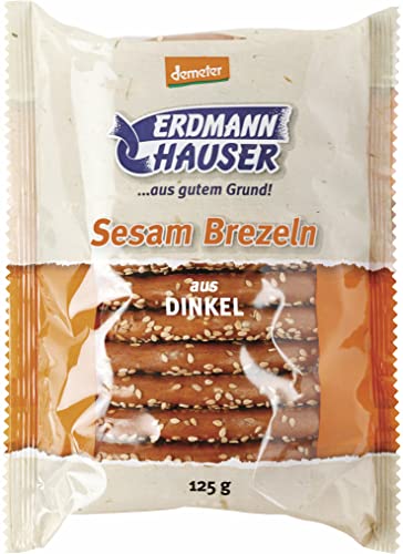 ErdmannHAUSER Getreideprodukte Bio Dinkelbrezel mit Sesam (2 x 125 gr) von ErdmannHAUSER Getreideprod