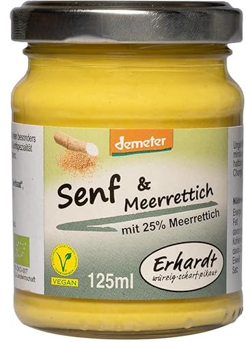 Erhardt Bio Demeter Senf&Meerrettich (2 x 125 ml) von Erhardt