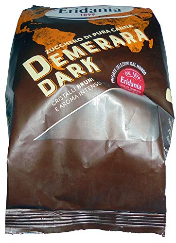 Eridania s Zucker Zucchero di Pura Canna Demerara Dark Reines Zuckerrohr Demerara Dunkel 500Gr von Eridania