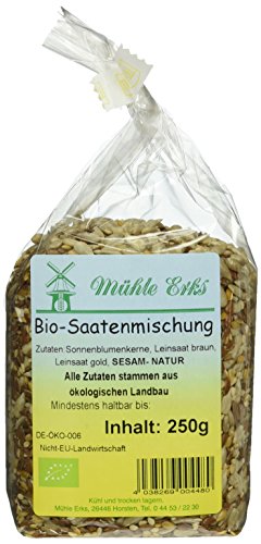 Erks Bio Saaten- Mischung, 10er Pack (10 x 250 g) von Erks