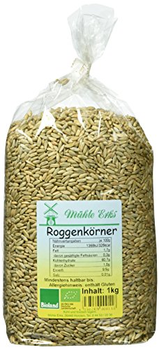 Erks Roggenkörner Bioland, 8er Pack (8 x 1 kg) von Erks