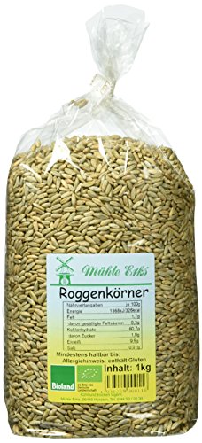 Erks Roggenkörner Bioland, 8er Pack (8 x 1 kg) von Erks