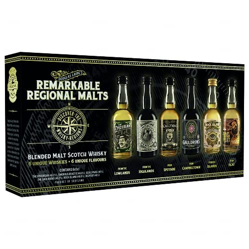 DOUGLAS LAING Remarkable Regional Malts 6x50ml 46,3% Vol. 300 ml von Ermuri Genuss Company