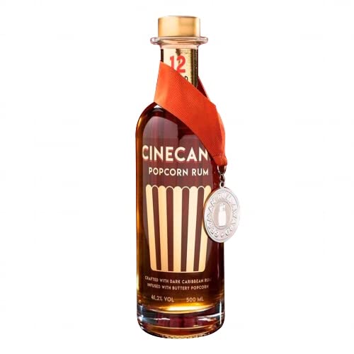 Rum CINECANE Gold Popcorn 41,2% Vol. 500 ml von Ermuri Genuss Company