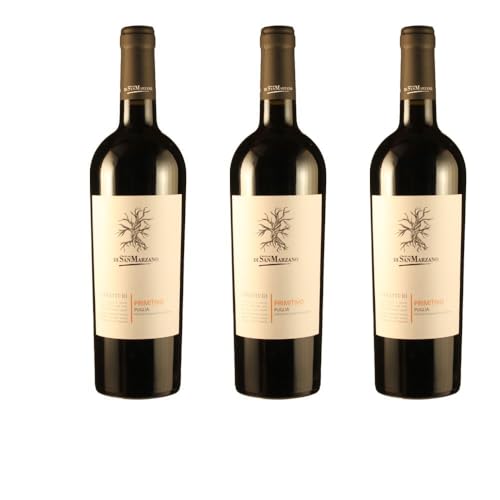 Vorteilspaket Cantine San Marzano Primitivo Puglia "I Tratturi" IGP (3 x 0.75 Liter)/ErnenWein/Wine von ErnenWein