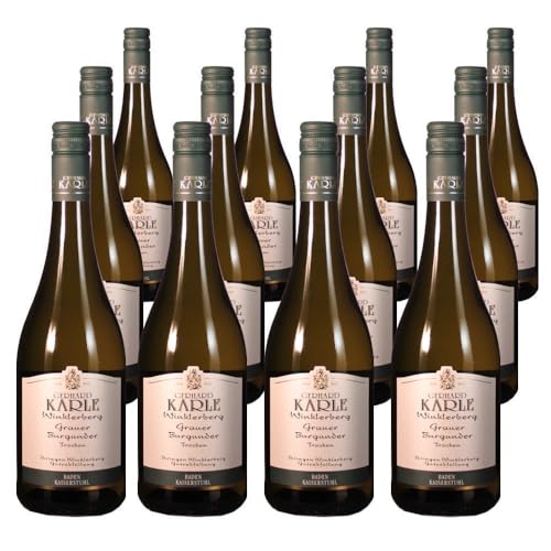 Vorteilspaket Gerhard Karle Grauer Burgunder (06) Kabinett trocken Ihringer Winklerberg (06) (12 x 0.75 Liter)/ErnenWein/Wine von ErnenWein