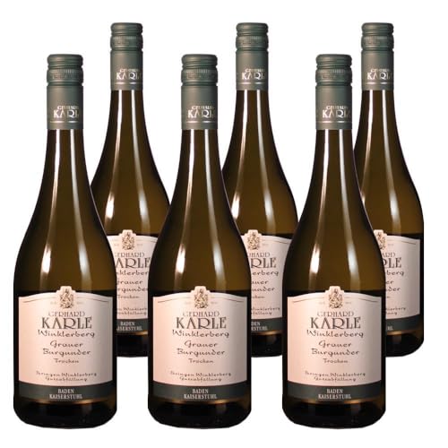 Vorteilspaket Gerhard Karle Grauer Burgunder (06) Kabinett trocken Ihringer Winklerberg (06) (6 x 0.75 Liter)/ErnenWein/Wine von ErnenWein