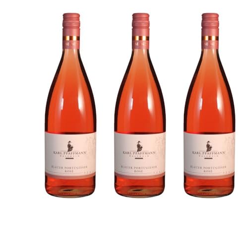 Vorteilspaket Karl Pfaffmann (1L) Blauer Portugieser (3) Rosé lieblich Dt. Qualitätswein (3 x 1.00 Liter)/ErnenWein/Wine von ErnenWein