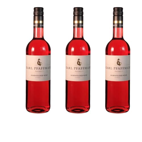 Vorteilspaket Karl Pfaffmann Dornfelder Rosé trocken (103) Qualitätswein (3 x 0.75 Liter)/ErnenWein/Wine von ErnenWein