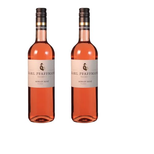 Vorteilspaket Karl Pfaffmann Merlot Rosé trocken (243) Pfalz Dt. Qualitätswein (2 x 0.75 Liter)/ErnenWein/Wine von ErnenWein