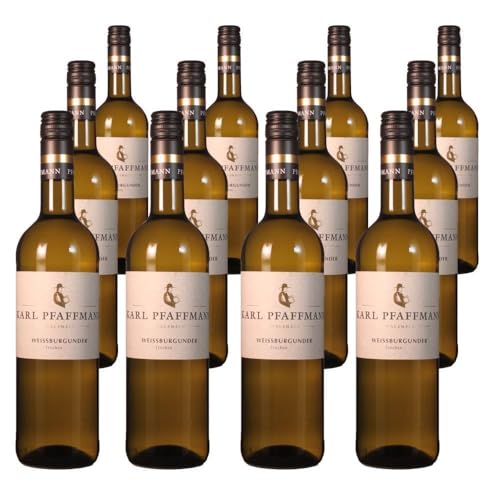 Vorteilspaket Karl Pfaffmann Weissburgunder trocken (130) Pfalz Dt. Qualitätswein (12 x 0.75 Liter)/ErnenWein/Wine von ErnenWein