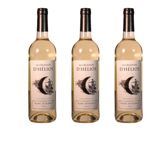 Vorteilspaket L´Union des Vignerons La Légende d´Hélios (HALBTROCKEN) Blanc de Blanc IGP (3 x 0.75 Liter)/ErnenWein/Wine von ErnenWein