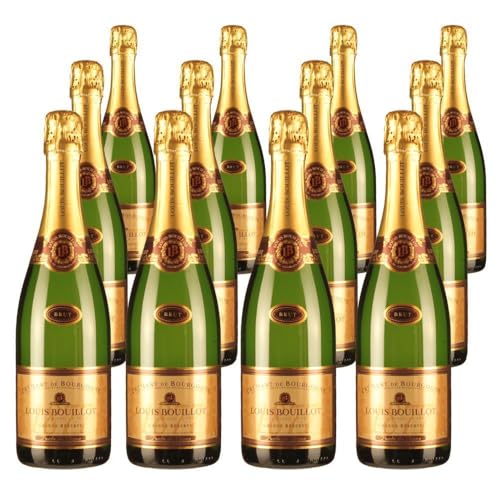 Vorteilspaket Louis Bouillot Crémant de Bourgogne Brut "Perle de Vigne" (12 x 0.75 Liter)/ErnenWein/Wine von ErnenWein