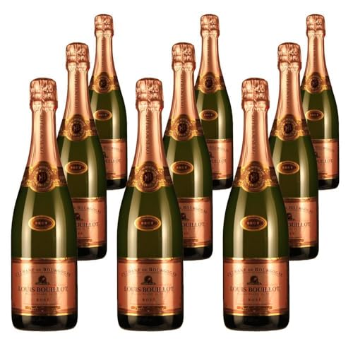 Vorteilspaket Louis Bouillot Crémant de Bourgogne Brut Rose "Perle d'Aurore" (9 x 0.75 Liter)/ErnenWein/Wine von ErnenWein