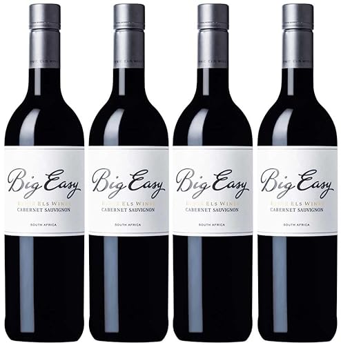 Ernie Els Big Easy Cabernet Sauvignon 4er Weinpaket | 2021 | Rotwein aus Südafrika (4 x 0.75l) | Trocken | Weine für jeden Geschmack von CAPREO von Ernie Els Wines
