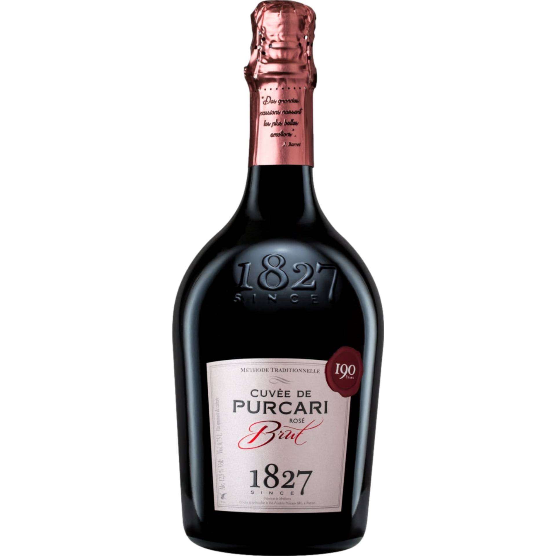 Cuvée de Purcari Brut Rosé, Brut, Méthode Traditionnelle, Ștefan Vodă IGP, Cahul. A, Schaumwein Cuvée de Purcari Brut Rosé, Brut, Méthode Traditionnelle, Ștefan Vodă IGP, Cahul. A, Schaumwein von Ernst Fine Wine GmbH, Leerbachstraße 87, 60322 Frankfurt