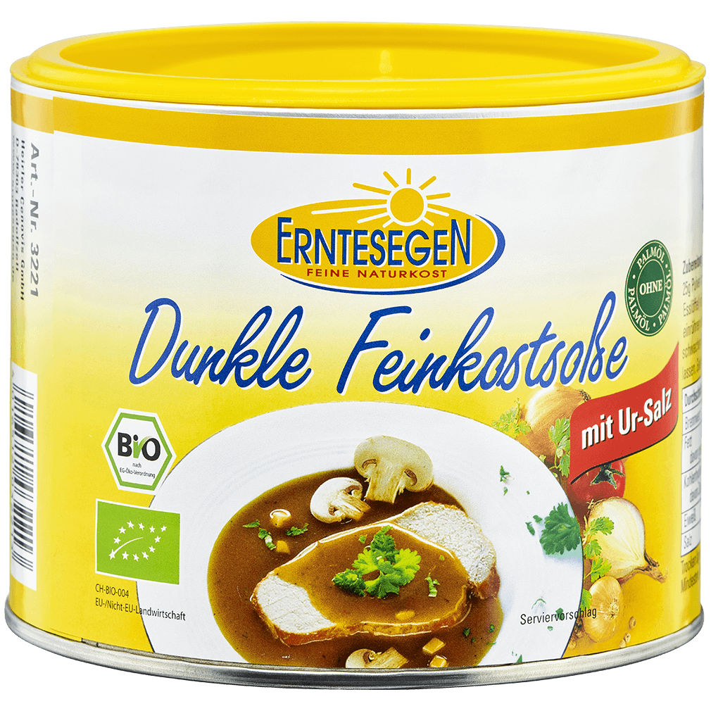 Bio Dunkle Feinkostsoße Bio Dunkle Feinkostsoße von Erntesegen