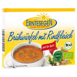 Brühwürfel mit Rindfleisch von Erntesegen