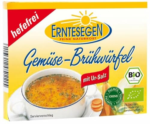 Erntesegen Bio Gemüse-Brühwürfel hefefrei (1 x 66 gr) von Erntesegen