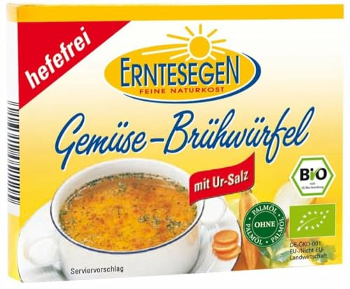 Gemüse-Brühwürfel hefefrei 6 x 66 gr von Erntesegen