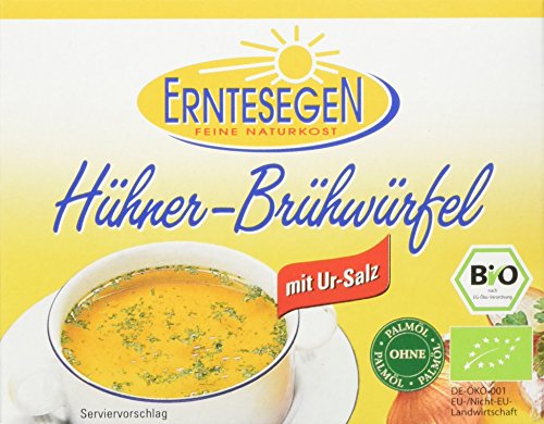 Erntesegen Bio Hühner-Brühwürfel, 15er Pack (15 x 66 g) von Erntesegen