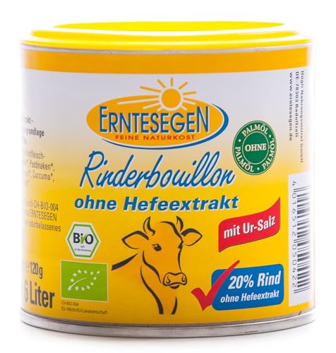 Erntesegen Rinderbouillon, hefefrei (120 g) - Bio von Erntesegen