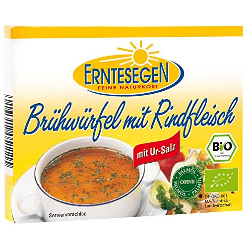 Erntesegen - Brühwürfel mit Rindfleisch - 72g, bio von Erntesegen