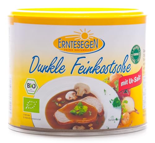 Erntesegen Dunkle Sauce für 2l Bio Sauce, 3er Pack (3 x 200 g) von Erntesegen