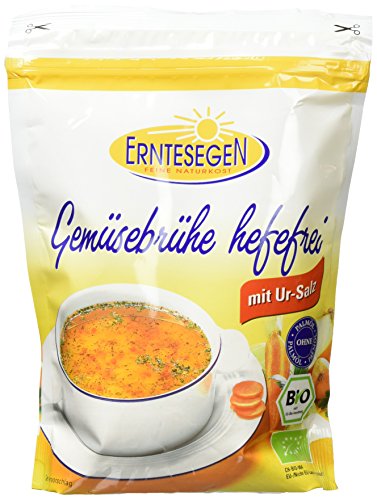 Erntesegen Gemüsebrühe Hefefrei Nachfüllbeutel 264g Bio Würz-Sauce, 3er Pack (3 x 264 g) von Erntesegen
