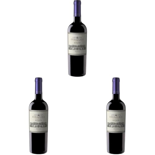 Errazuriz Estate Shiraz Chile Rotwein trocken (1 x 0.75 l) (Packung mit 3) von Errazuriz