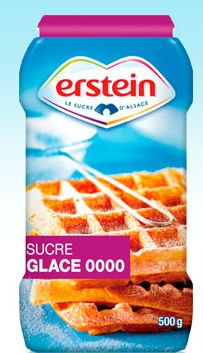 Erstein sucre d'Alsace, Puderzucker aus Frankreich, 500g Erstein sucre d'Alsace, Puderzucker aus Frankreich, 500g von Erstein