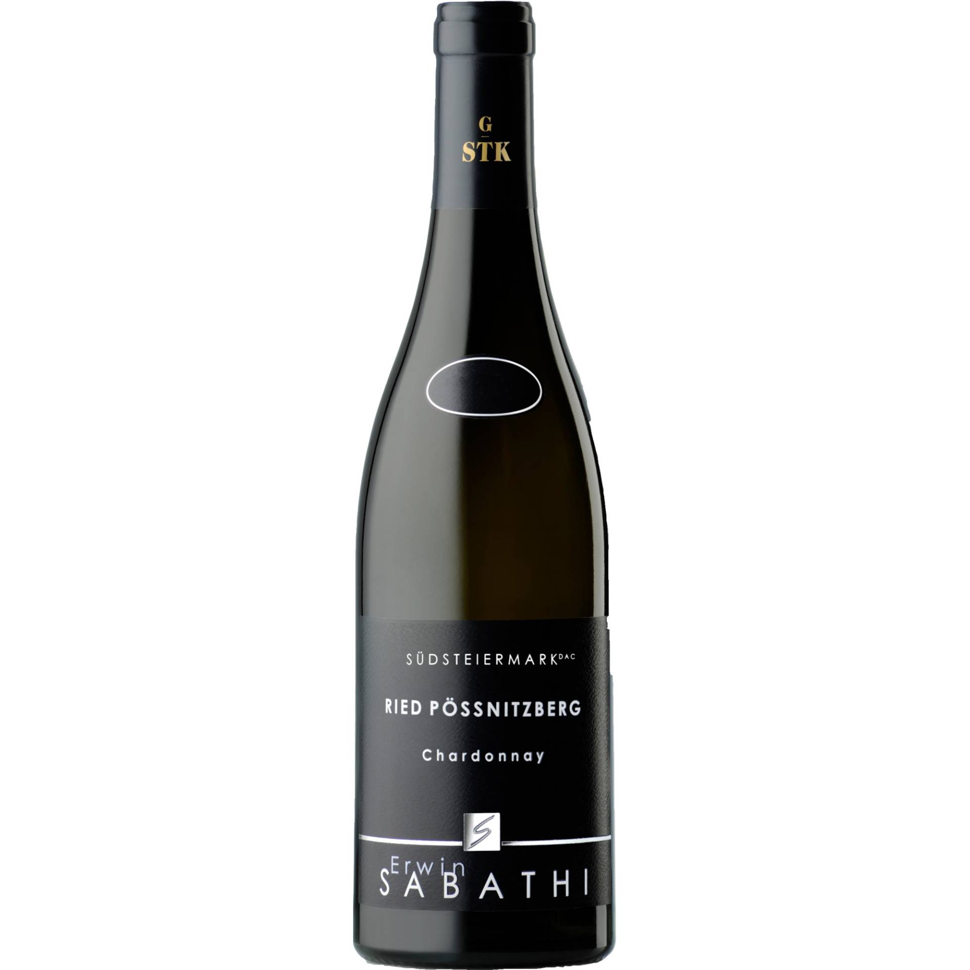 Ried Pössnitzberg Chardonnay, Südsteiermark DAC, Große STK Lage, Steiermark, 2017, Weißwein von Erwin Sabathi GmbH, Pössnitz 48, 8463 Leutschach s.d.W., Österreich