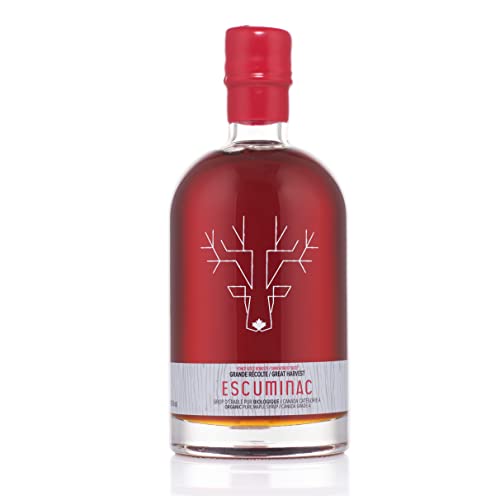 Escuminac Canadian Maple Syrup, Great Harvest Medium Taste, 500 ml. Pure & Organic, Product of Canada von Escuminac
