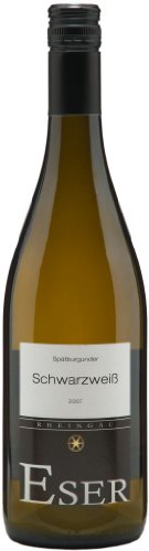 Hans Theo Eser Schwarzweiß Spätburgunder Blanc de Noir trocken 2014 Weißwein 12,5% 0,75l Flasche-2014 Hans Theo Eser Schwarzweiß Spätburgunder Blanc de Noir trocken 2014 Weißwein 12,5% 0,75l Flasche-2014 von Eser